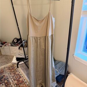 Old Navy Green Midi Dress